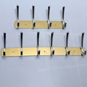 Ashardwarepk Cloth Hooks Premium Black & Pvd Gold